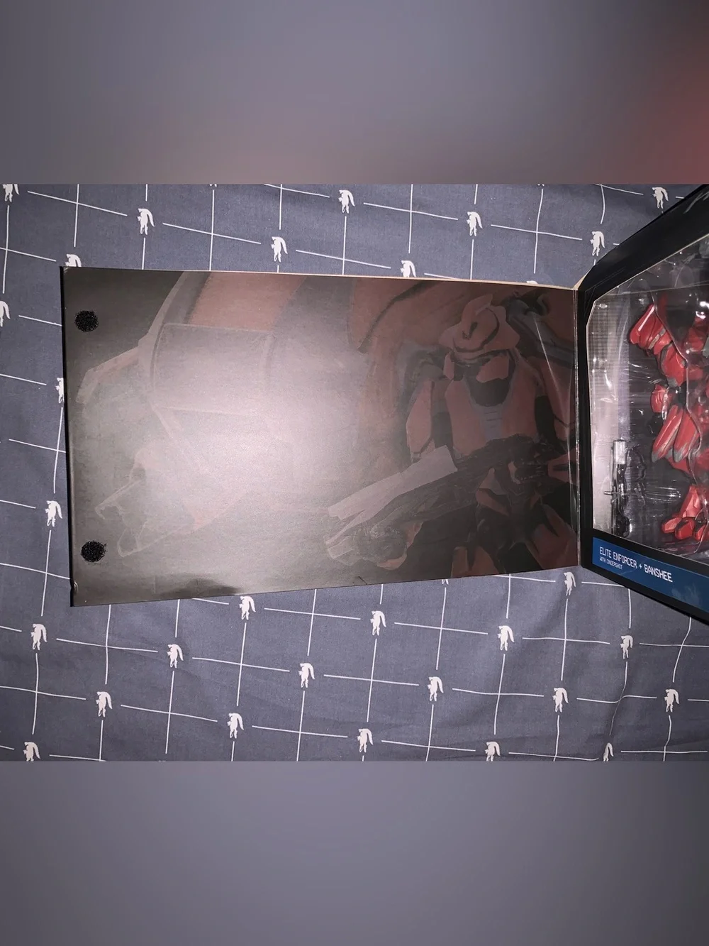 Halo Red Covenant Ghost & Elite Action Set Red